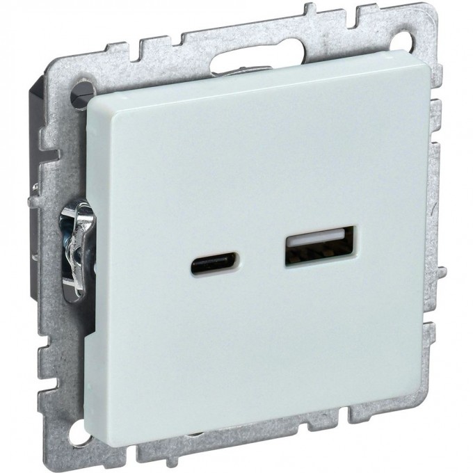Розетка USB IEK BRITE A+C 18Вт РЮ11-1-БрЖ жемчуг BR-U22-018-K36 Розетка USB IEK BRITE A+C 18Вт РЮ11-1-БрЖ жемчуг BR-U22-018-K36