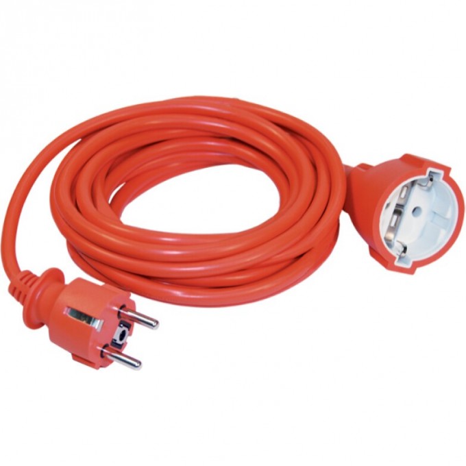 Шнур IEK УШ-01РВ с вилкой и розеткой 2P+PE/20м 3х1,0мм2 оранжевый - WUP10-20-K09-N Шнур IEK УШ-01РВ с вилкой и розеткой 2P+PE/20м 3х1,0мм2 оранжевый - WUP10-20-K09-N