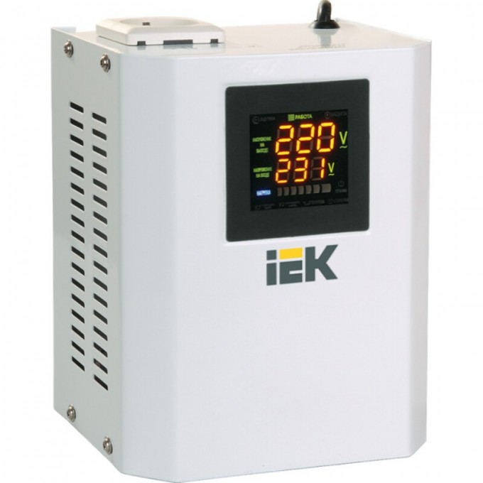 Стабилизатор напряжения настенный IEK BOILER 0,5кВА - IVS24-1-00500 Стабилизатор напряжения настенный IEK BOILER 0,5кВА - IVS24-1-00500