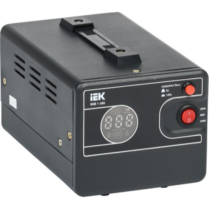 Стабилизатор напряжения переносной IEK HUB 1кВА - IVS21-1-001-13 Стабилизатор напряжения переносной IEK HUB 1кВА - IVS21-1-001-13