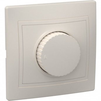 Светорегулятор поворотный IEK ВСР10-1-0-ККм КВАРТА кремовый - EDK10-K33-03-DM