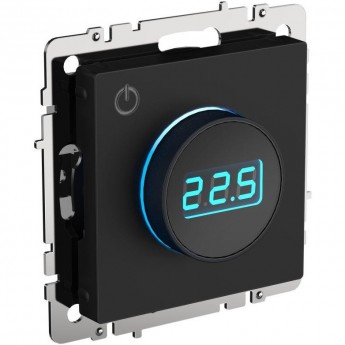 Термостат электронный с индикацией IEK BRITE СП IP20 ТС10-1-БрЧ черный BR-RT11-K02 Термостат электронный с индикацией IEK BRITE СП IP20 ТС10-1-БрЧ черный BR-RT11-K02