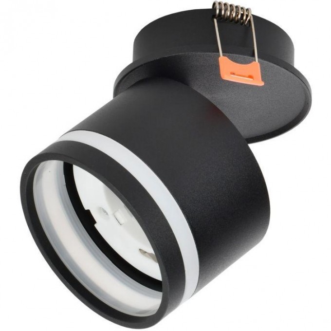 Встраиваемый поворотный светильник IEK Lighting 4033 под лампу gx53 черный LT-UVB0-4033-GX53-1-K02 Встраиваемый поворотный светильник IEK Lighting 4033 под лампу gx53 черный LT-UVB0-4033-GX53-1-K02