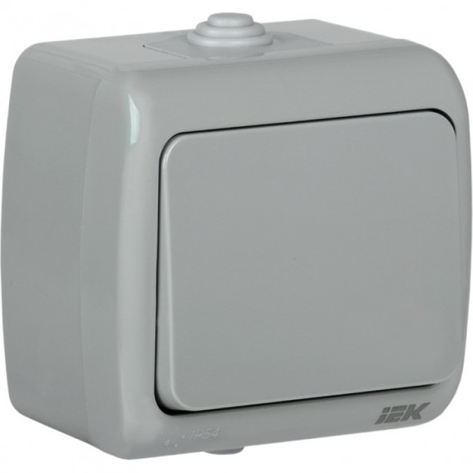 Выключатель 1-клавишный для открытой установки IEK AQUATIC ВС-20-1-0-А 10А IP54 - EVA10-K03-10-54 Выключатель 1-клавишный для открытой установки IEK AQUATIC ВС-20-1-0-А 10А IP54 - EVA10-K03-10-54