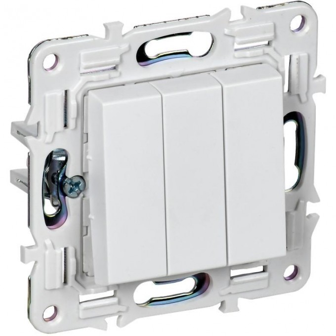 Выключатель 3-клааишный IEK SKANDY 10А SK-V11W арктический белый SK-V30-0-10-K01 Выключатель 3-клааишный IEK SKANDY 10А SK-V11W арктический белый SK-V30-0-10-K01