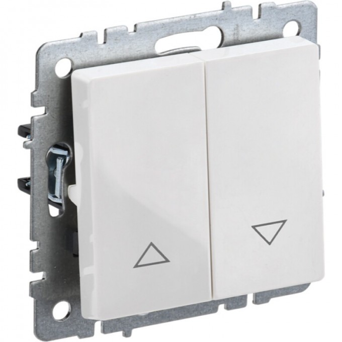 Выключатель жалюзи 10А IEK BRITE ВС10-1-5-БрБ белый - BR-V15-0-10-K01 Выключатель жалюзи 10А IEK BRITE ВС10-1-5-БрБ белый - BR-V15-0-10-K01