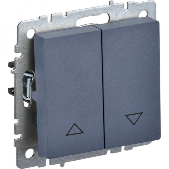 Выключатель жалюзи 10А IEK BRITE ВС10-1-5-БрМ маренго - BR-V15-0-10-K35 Выключатель жалюзи 10А IEK BRITE ВС10-1-5-БрМ маренго - BR-V15-0-10-K35