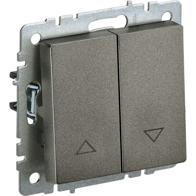Выключатель жалюзи 10А IEK BRITE ВС10-1-5-БрТБ темная бронза - BR-V15-0-10-K45 Выключатель жалюзи 10А IEK BRITE ВС10-1-5-БрТБ темная бронза - BR-V15-0-10-K45
