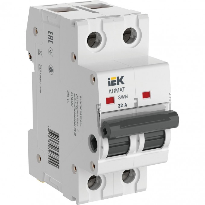 Выключатель нагрузки IEK ARMAT SWN 2P 32А AR-SWN-2-032 Выключатель нагрузки IEK ARMAT SWN 2P 32А AR-SWN-2-032