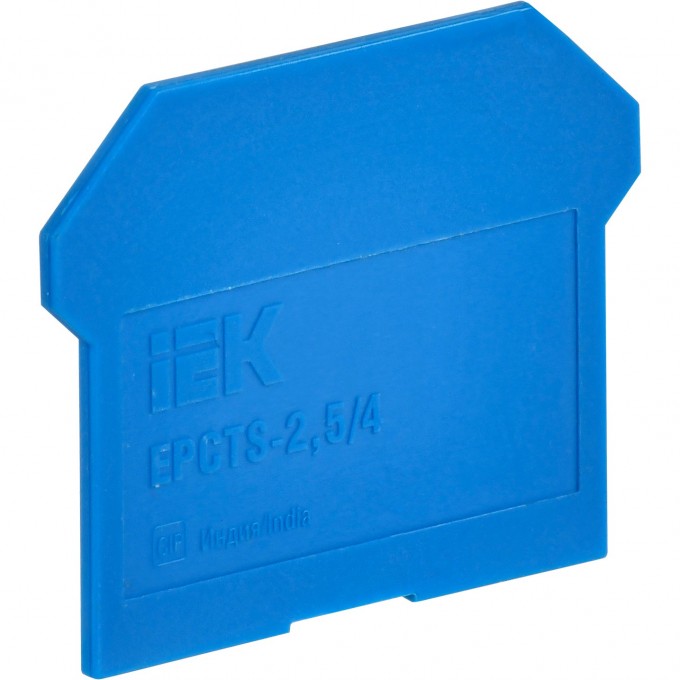 Заглушка IEK для CTS 2,5/4мм2 синяя YCT10-00-K07-002-ZGL Заглушка IEK для CTS 2,5/4мм2 синяя YCT10-00-K07-002-ZGL