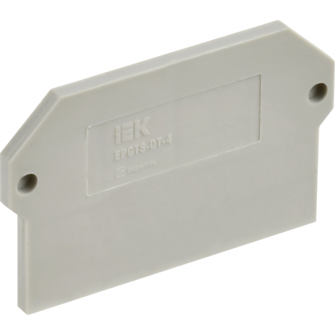 Заглушка IEK для CTS-DT 4мм2 серая YCT15-04-K03-004-ZGL Заглушка IEK для CTS-DT 4мм2 серая YCT15-04-K03-004-ZGL